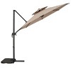 10ft Patio Umbrella with Tilt Crank Lift Waterproof Sun Shade for Deck, Pool, Garden - 4 of 4