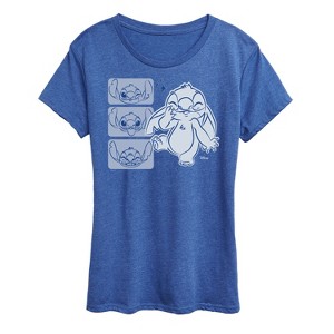 Women's - Disney - Lilo & Stitch Short Sleeve Graphic T-Shirt - 1 of 4