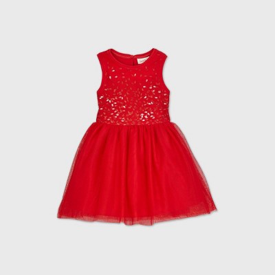 red tank top dress