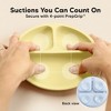 3-Pack Prep Suction Plates for Baby, 100% Silicone Toddler Plates, BPA-Free Divided Baby Plates with Suction - 3 of 4
