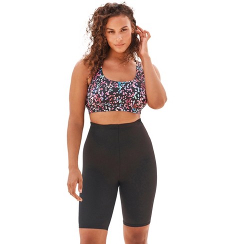 Swim sports bra hot sale plus size