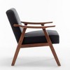 NicBex Accent Chair,Mid Century Arm Chair with Wood Frame for Bedroom,Reading Room - 4 of 4