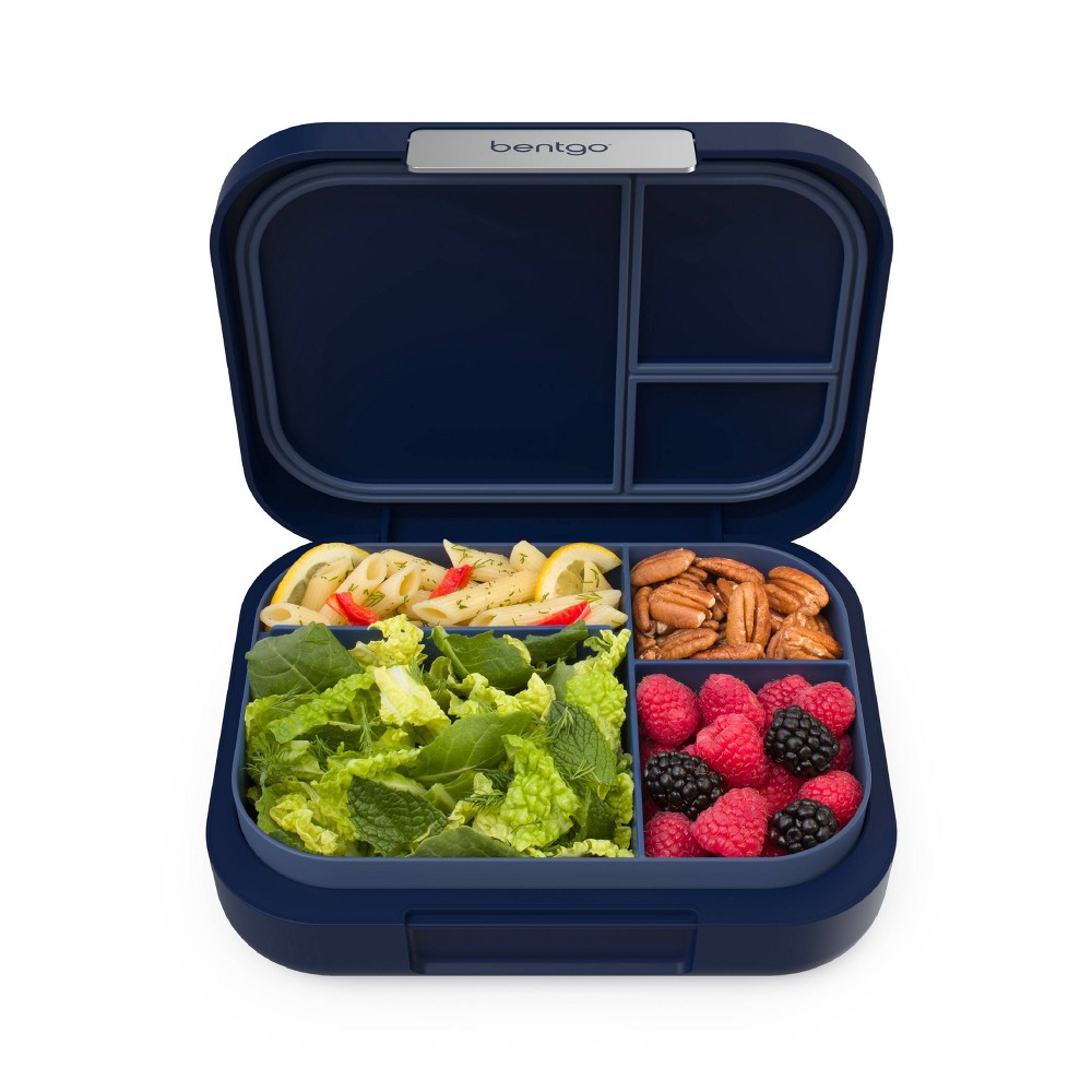 Photos - Food Container Bentgo Modern 4 Compartment Bento Style Leakproof Lunch Box - Navy