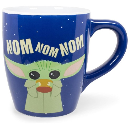 Star Wars: The Mandalorian Chibi Grogu Ceramic Camper Mug Holds 20 Ounces