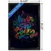Trends International Never Stop Loving Framed Wall Poster Prints - 3 of 4