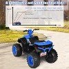 Infans 12V Kids 4-Wheeler ATV Quad Ride On Car w/ LED Light & Music - 4 of 4