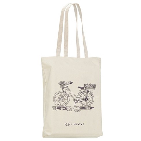 Lincove Stylish Canvas Tote Bag Eco friendly Reusable Shopping Bag Perfect For Daily Use Groceries And Travel Target