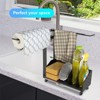 COZONY Large Capacity Kitchen Sink Organizer with Removable Towel Holder, Sponge Brush and Soap Tray for Cleaning Tools - 2 of 4