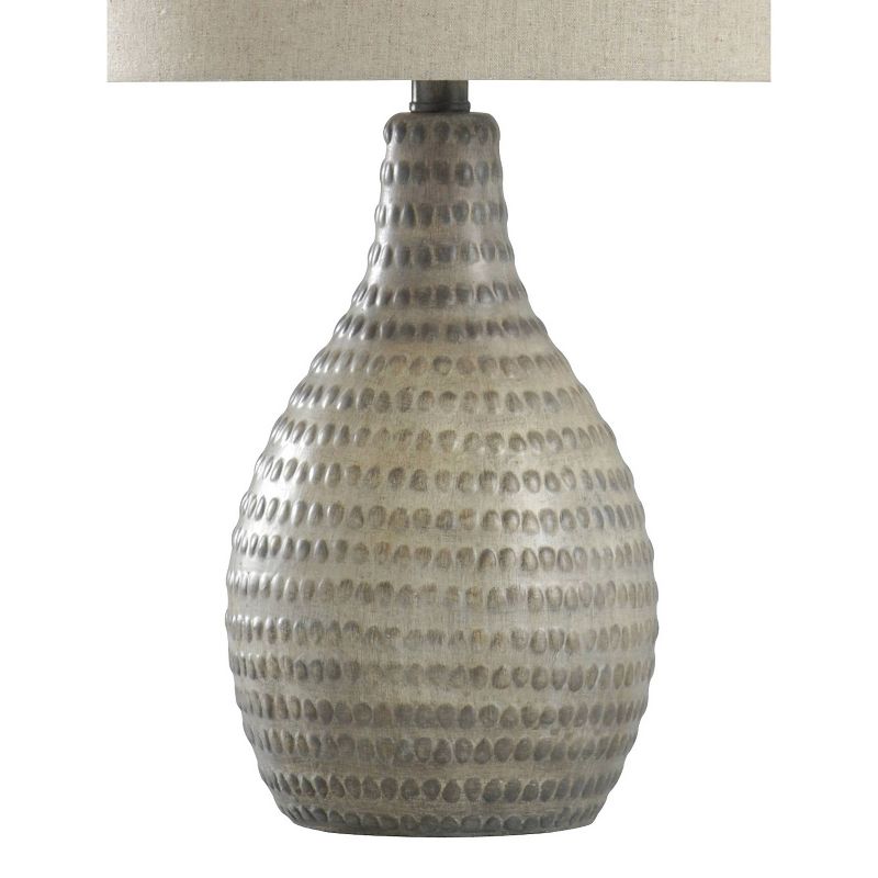 Allen French Oak Table Lamp White Shade - StyleCraft, 5 of 13