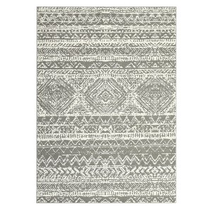 8x10ft Boho Geometric Area Rug