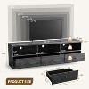 70" TV Stand with Storage Drawer, Entertainment Center for TVs up to 80", Modern TV Stands for Living Room Bedroom - 2 of 4