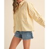 Women's Daffodil Striped Top - &merci - 3 of 4