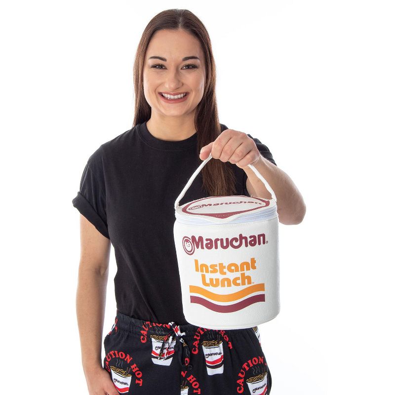 Maruchan Instant Lunch Ramen Lunchbox Novelty Cup Tote Carry Bag One Size White, 2 of 7