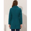 INSPIRE CHIC Women's Turn Down Collar Single Breasted Winter Outwear Overcoat - 4 of 4