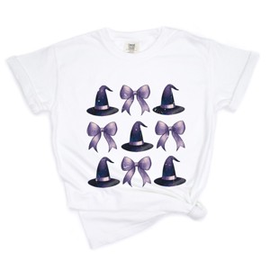 Simply Sage Market Coquette Witch Hat Collage Garment Dyed Tee - 1 of 4