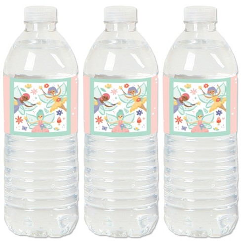 Big Dot of Happiness Let's Be Fairies - Fairy Garden Birthday Party Water Bottle Sticker Labels - Set of 20 - image 1 of 4