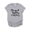 Simply Sage Market Women's Peace Love and Cupid Short Sleeve Graphic Tee - 2 of 4