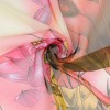 INSPIRE CHIC Women's Floral Chiffon Lotus Lightweight Soft Sheer Long Head Wrap Shawl Scarves 1Pc - 4 of 4