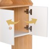 Vynxaria Children's Bookshelf: House-Shaped Design, Multi-Functional Storage for Books & Toys, Durable & Safe Organizer for Playroom or Bedroom - 4 of 4