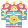 Big Dot of Happiness You Are My Sunshine - Treat Box Party Favors - Baby Shower or Birthday Party Goodie Gable Boxes - Set of 12 - 2 of 4