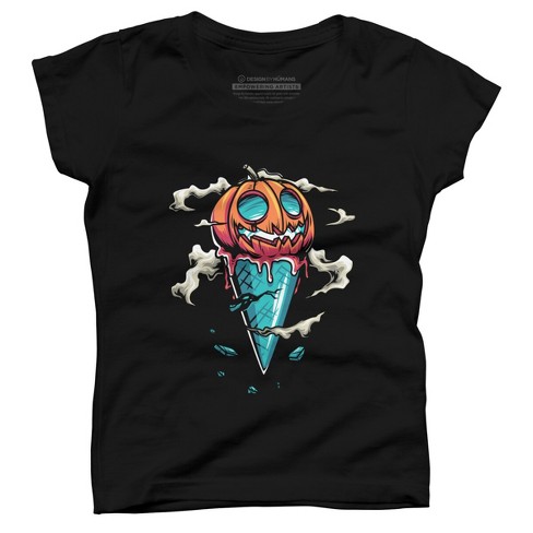 Men's Design By Humans Halloween Skull By Lvbart T-shirt - Black - Medium :  Target