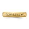 Black Bow Jewelry 3mm 14K Yellow, White, or Rose Gold Design Etched Standard Fit Band - 3 of 4