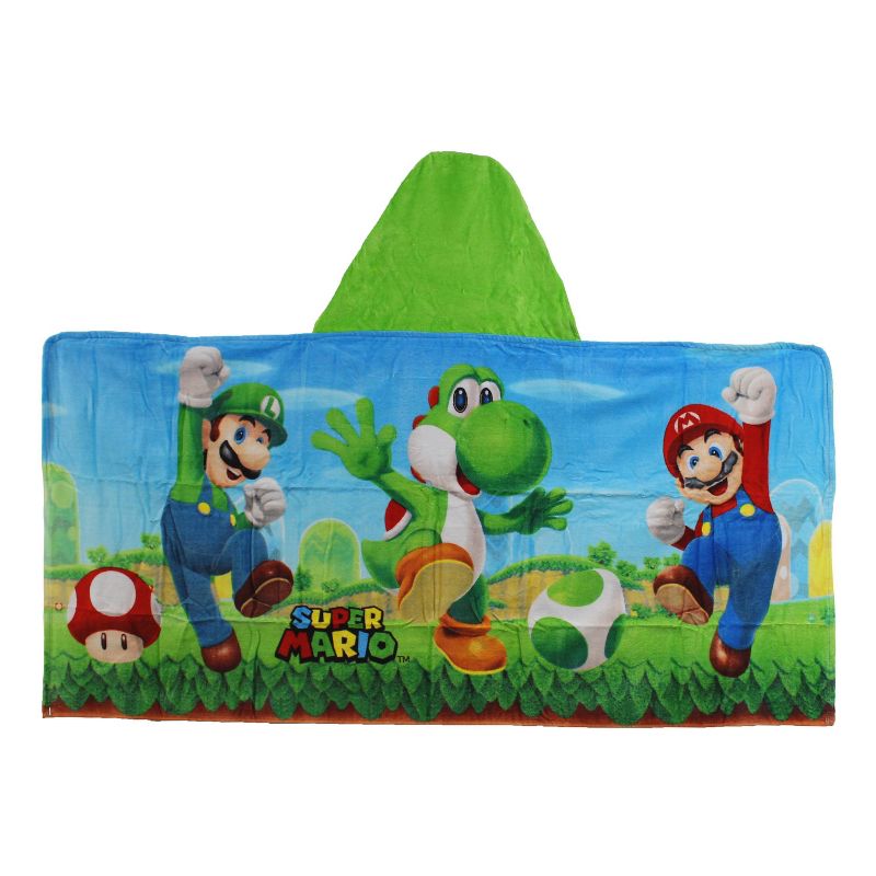 Super Mario Yoshi Kids&#39; Hooded Towel, 1 of 3