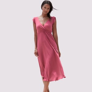Women's Side Slit Maxi Dress - LASCANA - 1 of 4