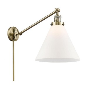 Cone - 1 Light Swing Arm Wall Sconce In Industrial Style-16 Inches Tall and 12 Inches Wide - 1 of 1