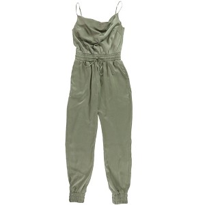 bar III Womens Satin Jogger Jumpsuit - 1 of 2