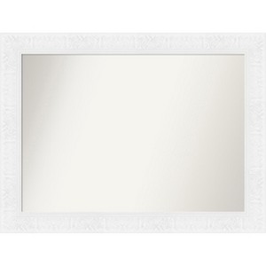 Amanti Art Luxe Non-Beveled Framed Bathroom Vanity Wall Mirror - 1 of 4