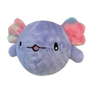 fouFIT Fuzzy Wuzzy Axolotl Spikers 2-in-1 Spiker Ball Toy - Purple (Large) - 1 of 2