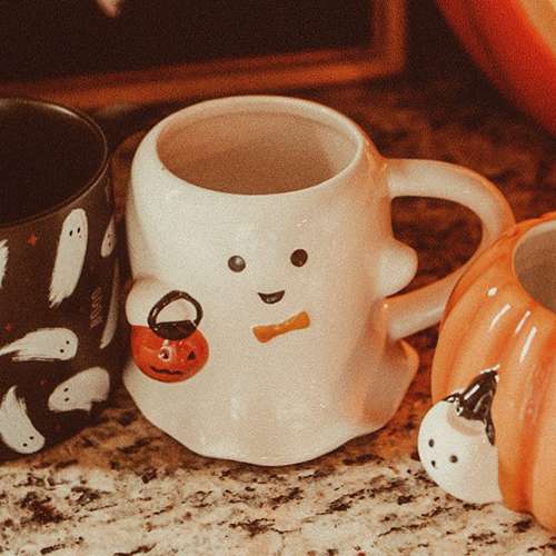 user image by @spookymaika, 15.2 fl oz Halloween Stoneware Figural Ghost Mug - Hyde & EEK! Boutique™