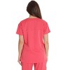 Just Love Solid Stretch Scrub Top for Women Mock Wrap Nursing Shirt. - 3 of 3