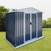 6FT x 4FT Metal Outdoor Storage Shed, Lockable Tool Storage Shed With Sliding Door & Air Vent, Utility Storage House for Backyard Garden Patio Lawn - 2 of 4