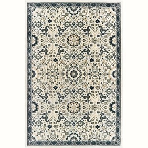 Oriental Weavers Bowen 073J2 Ivory/ Navy Indoor Area Rug - 2'3" x 7'6" - 1 of 4