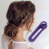 Unique Bargains Women's Classic Fashion Hair Clips 2.36"x0.67"x0.47" 3 Pcs - 2 of 3