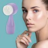 Unique Bargains Soft Silicone Synthetic Fiber Wool Cleansing Brush Cat's Paw 4.45"x1.69" 1 Pc - 2 of 4