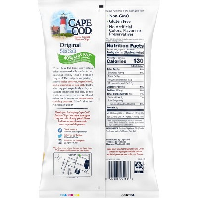 Buy Cape Cod Kettle Cooked Potato Chips Original 15oz Online In Georgia