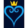 Men's Kingdom Hearts 1 Blue Heart Long Sleeve Shirt - 2 of 4