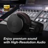 OneOdio Pro-50 Hi-Res Over Ear Wired Headphones for Studio Monitoring and Mixing, Sound Isolation, 50mm Driver Unit, Wired for AMP Guitar (Black) - 2 of 4