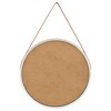 vidaXL Wall Mirror with Strap 23.6" Silver - 3 of 4