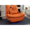 270° Swivel Glider Recliner Chair with Power Recline, USB & Type-C Charging Ports, Bluetooth Speaker, Hidden Arm Storage, and Atmosphere Lamp - 2 of 4