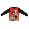 Youth Dragon Ball Z Sleepwear Set: Long-Sleeve Tee Shirt, Sleep Shorts, and Sleep Pants - 3 of 4