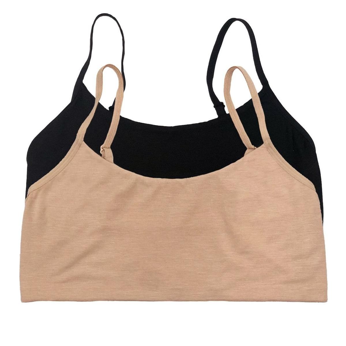 Women's Super Soft Modal Bralette 2-Pack - Wire-Free, Ultra Soft, Comfortable, Everyday Wear - Felina