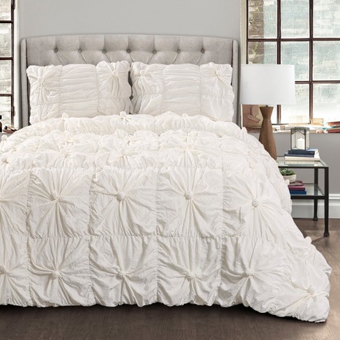 White Bella Comforter Set Full Queen Lush Decor Target