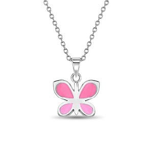 Girls' The Perfect Butterfly Sterling Silver Necklace - In Season Jewelry - 1 of 4
