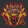 Mens Stranger Things Retro Hellfire Club Logo T Shirt - 2 of 4