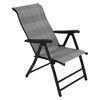 Patio Rattan Reclining Folding Chair, 7-Position Adjustable Lounge Chair with Armrests, Outdoor Recliner for Poolside, Garden - 4 of 4