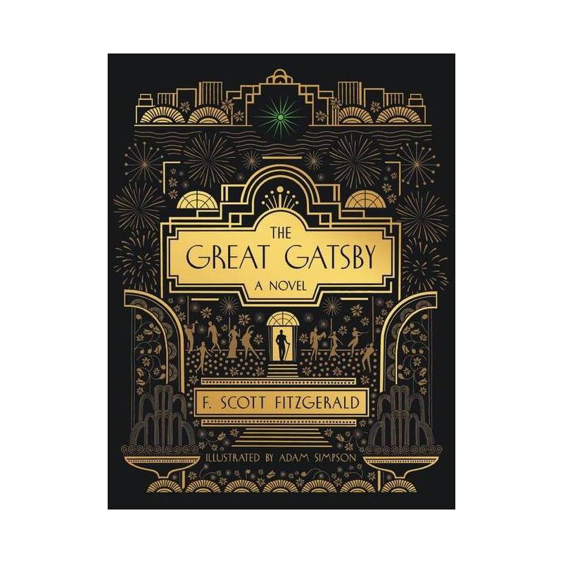 The Great Gatsby: A Novel - by  F Scott Fitzgerald (Hardcover), 1 of 2